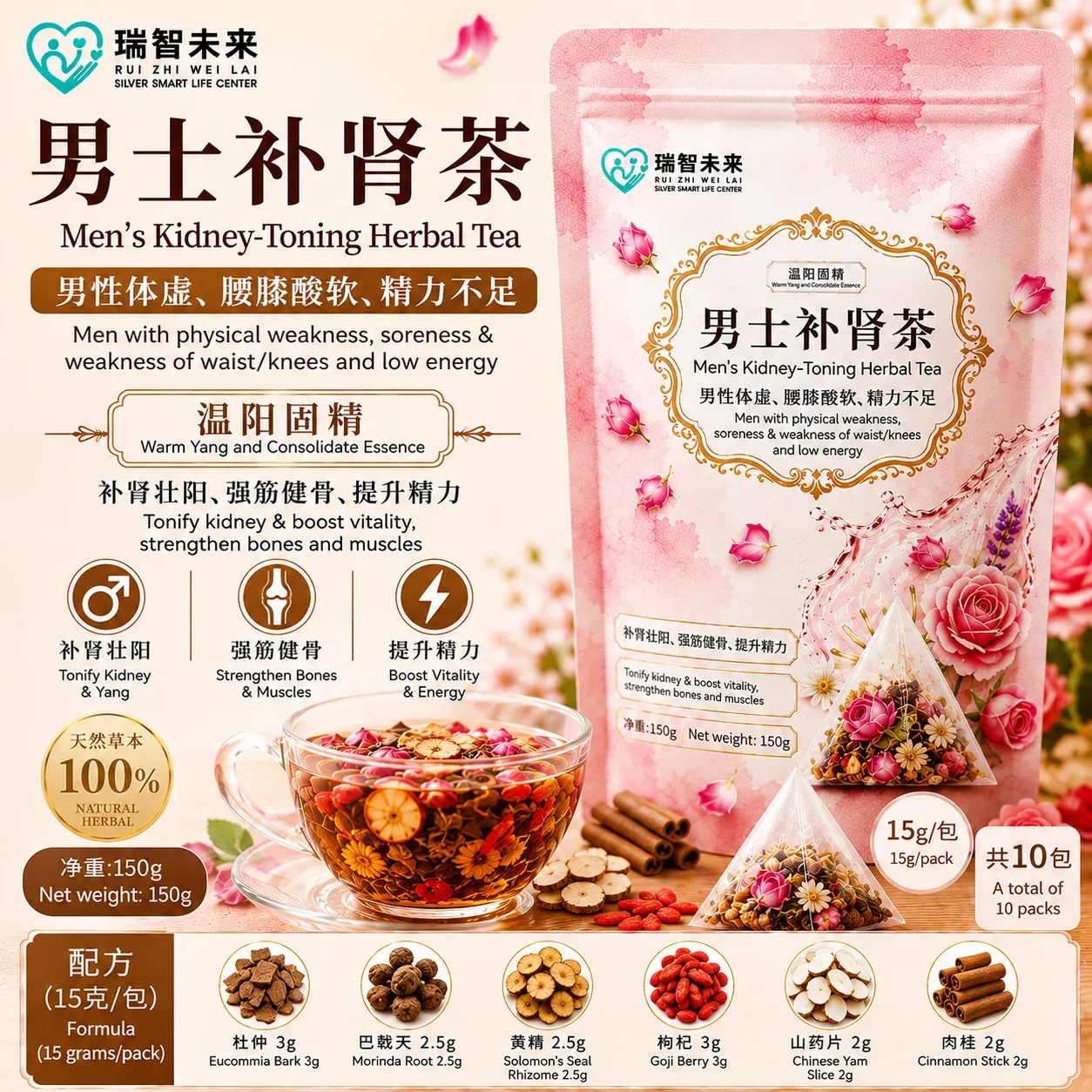 Men's Kidney-Toning Herbal Tea
