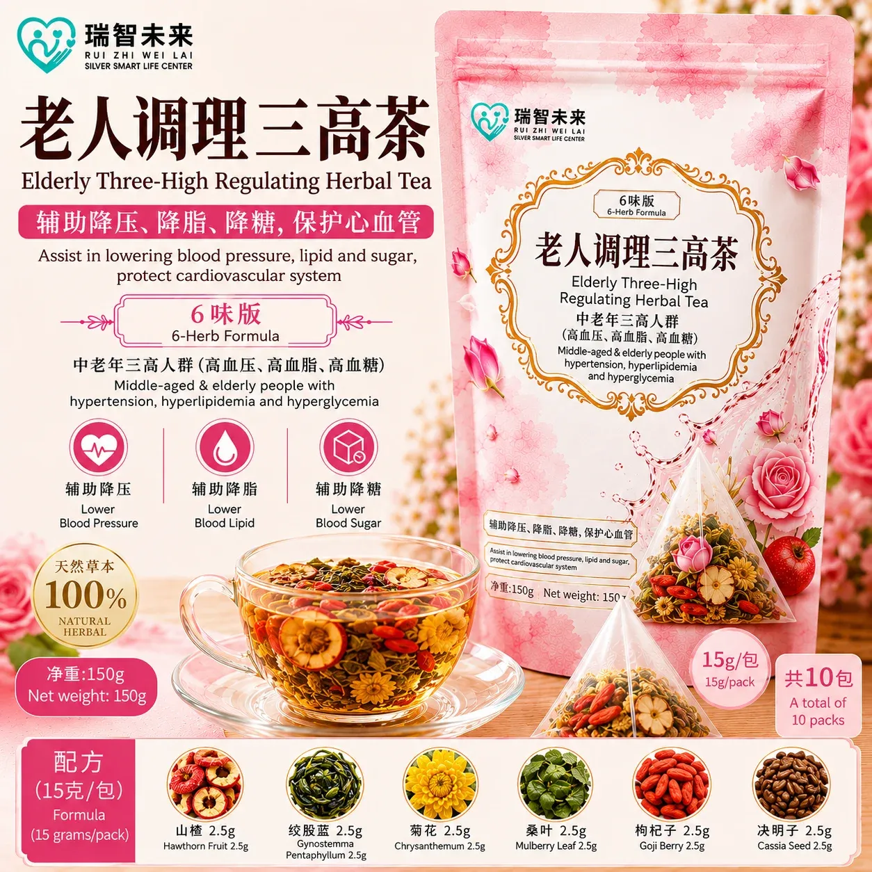 Three-High Balance Herbal Tea